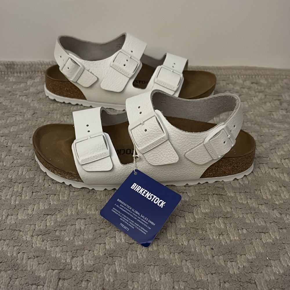 Birkenstock White Sandals